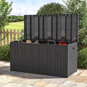 Coffre de jardin “TerraBox 320” – Résine étanche, verrouillable